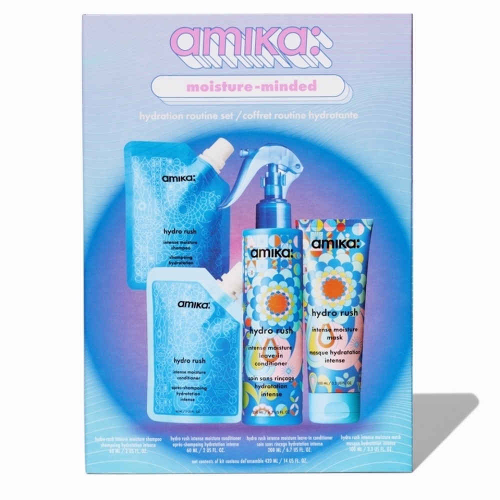 amika | moisture-minded hydration routine